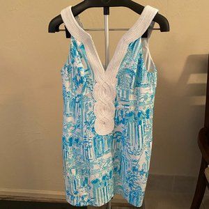Lilly Pulitzer Shift Dress in La Via Loca Pattern